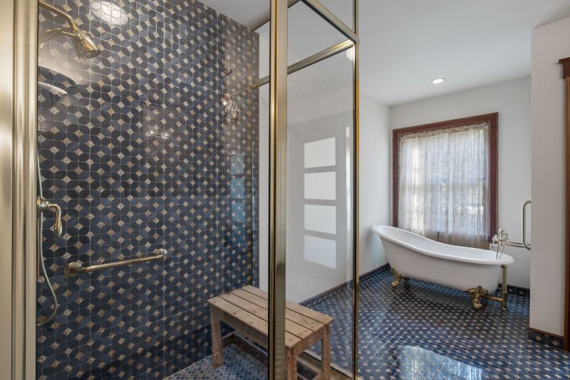Tile Patterned Shower Walls
